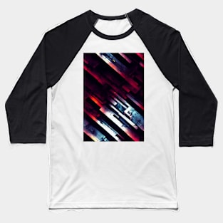 cyber future style pattern art 14 regular grid Baseball T-Shirt